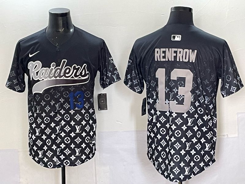 Men 2025 Oakland Raiders #13 Renfrow black Nike Limited NFL Jersey style 032